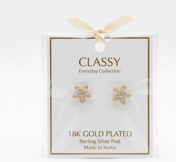 aretes flores