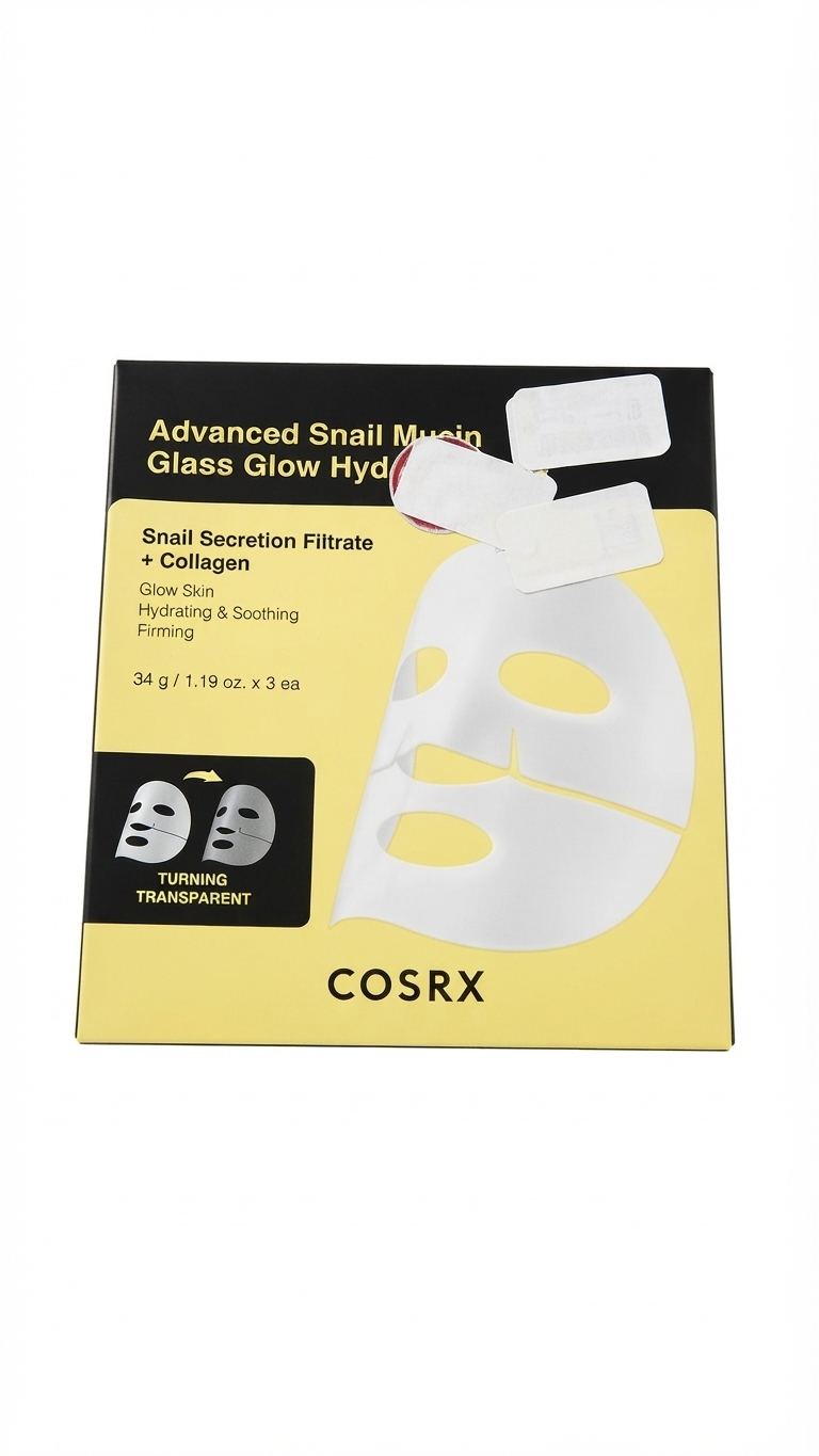 Advanced Snail Mucin Glass Glow Hydrogel Mask -COSRX.