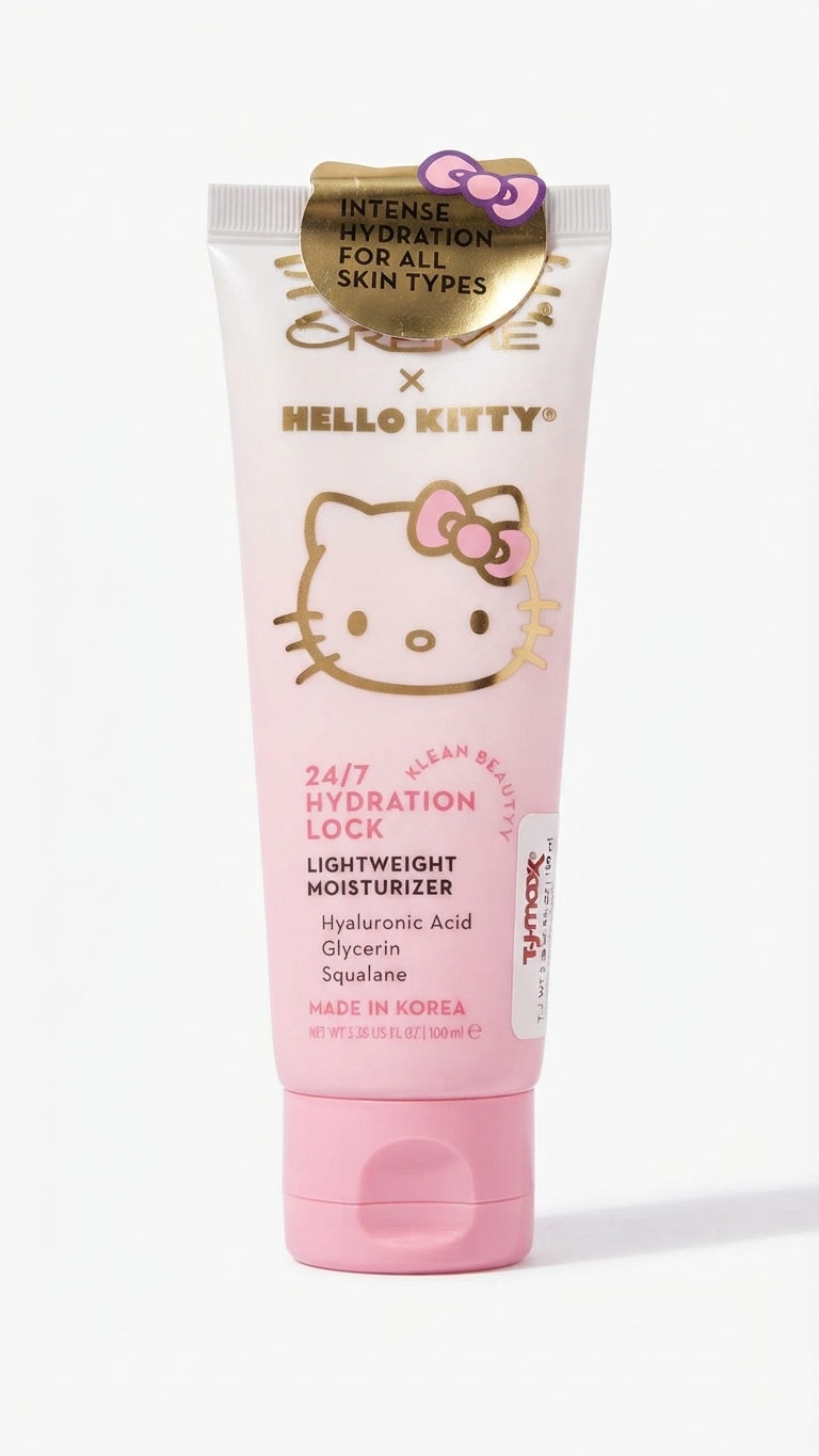 Crema The Crème Shop x Hello Kitty 24/7 Hydration Lock Lightweight Moisturizer.
