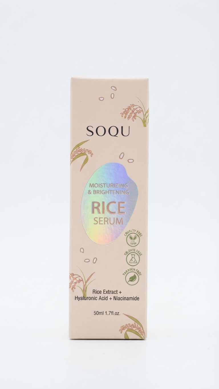 SOQU Moisturizing & Brightening Rice Serum
