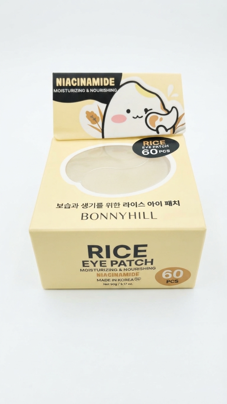 Rice Eye Patch (Parche para Ojos de Arroz) de la marca coreana BONNYHILL.
