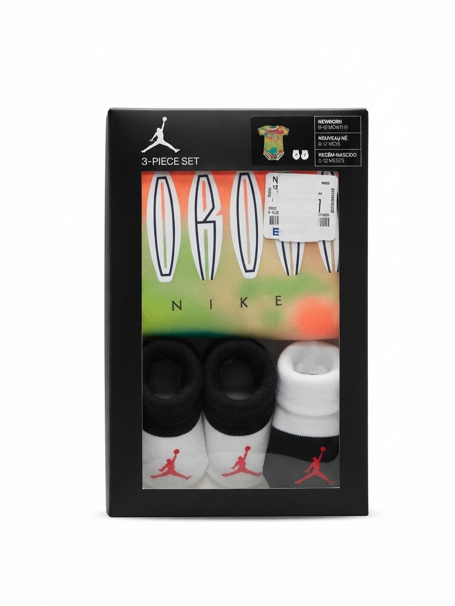 Conjunto de ropa de 3 piezas de Nike Air Jordan para bebé recién nacido