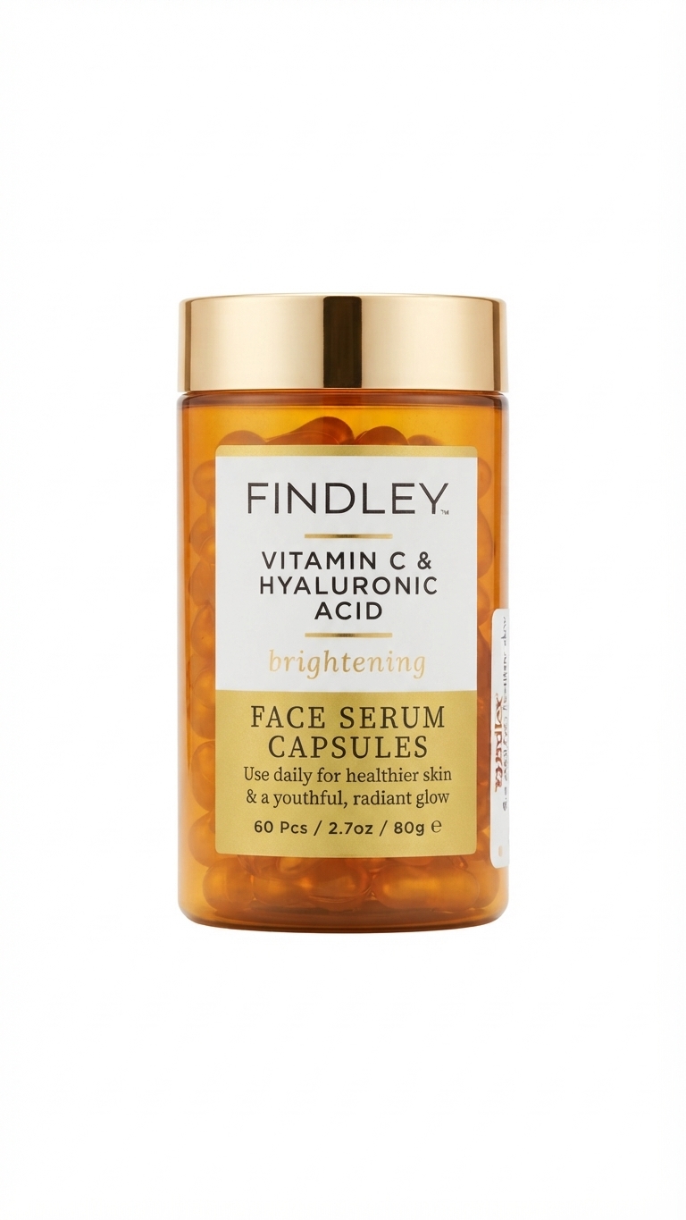 Vitamin C & Hyaluronic Acid Brightening Face Serum Capsules.