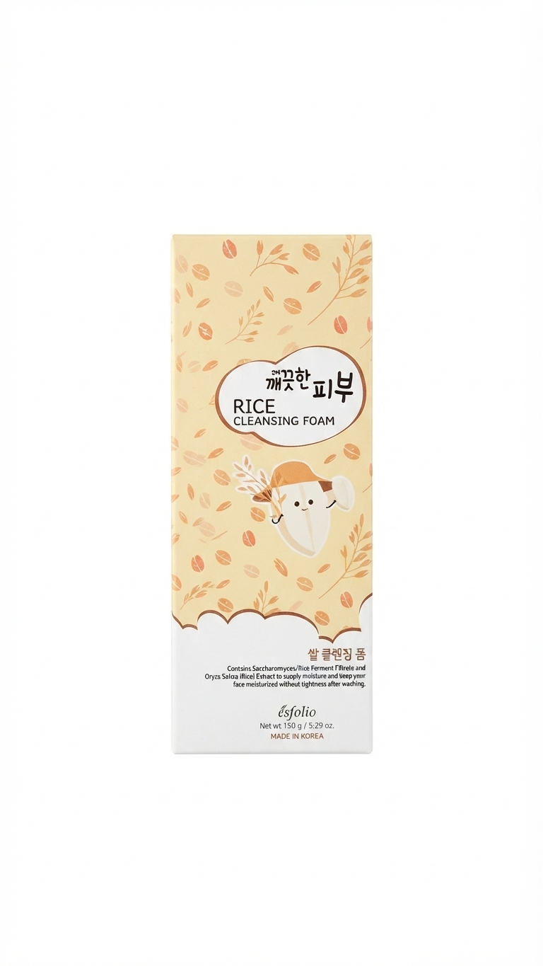 Pure Skin Rice Cleansing Foam Esfolio