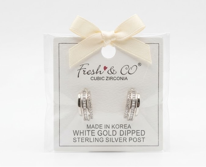 ARETES PLATEADOS