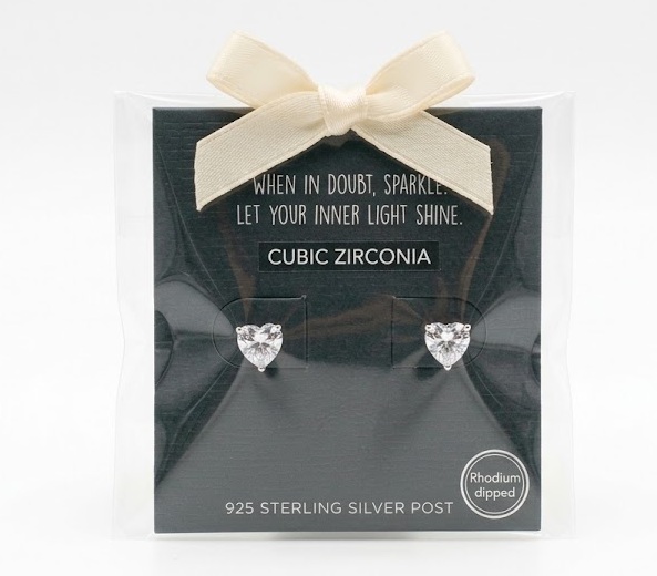 aretes corazon pequeños